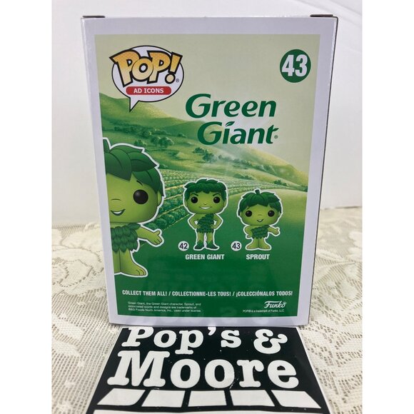 Funko Pop! Green Giant: Sprout 43 Vinyl Figure New With Box Defects - Picture 4 of 11